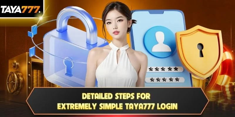 Detailed steps for extremely simple TAYA777 login