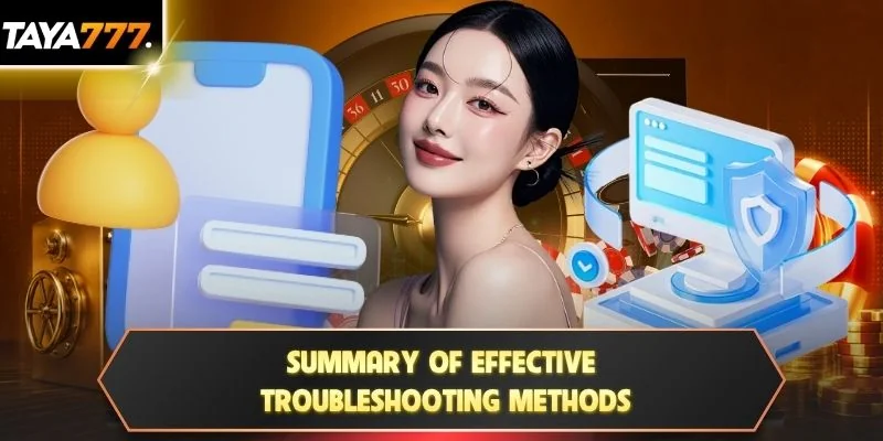 Summary of effective troubleshooting methods