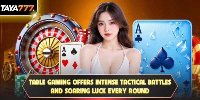 Table gaming offers intense tactical battles and soaring luck every round